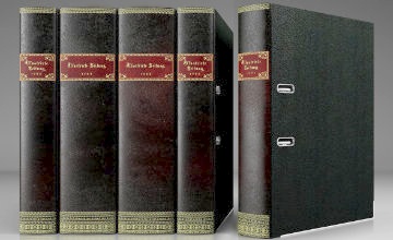 Tłoczony segregator skórkowy