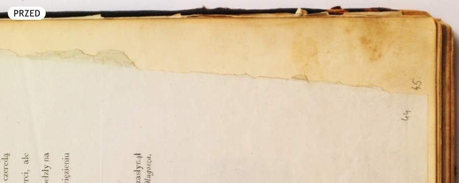 Konserwacja czyszczenie papieru